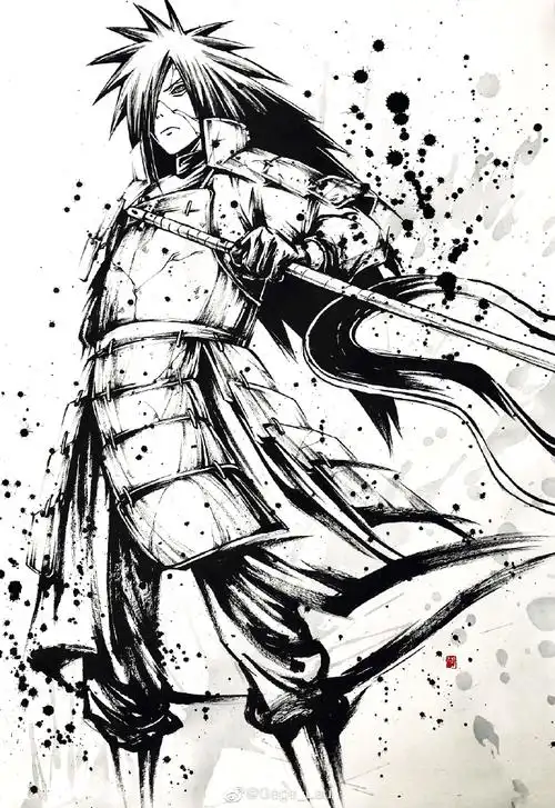 【授权转载】这套水墨风的火影忍者角色相关作品相信老火影迷都不陌生