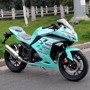 全新国产小忍者摩托车国四电喷200400cc双缸水冷电喷摩托车跑车街车重