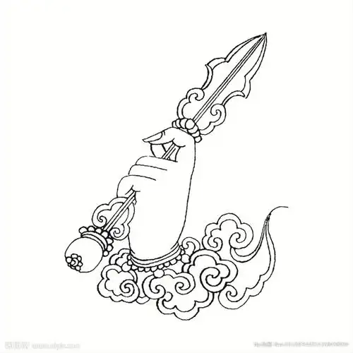 左金刚杵手图片