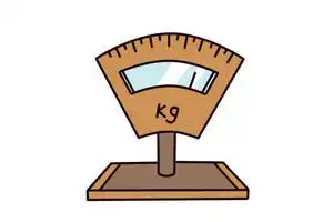 体重秤动漫简笔画