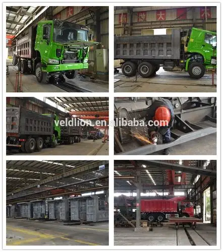 336hp sinotruk howo mining tipper truck