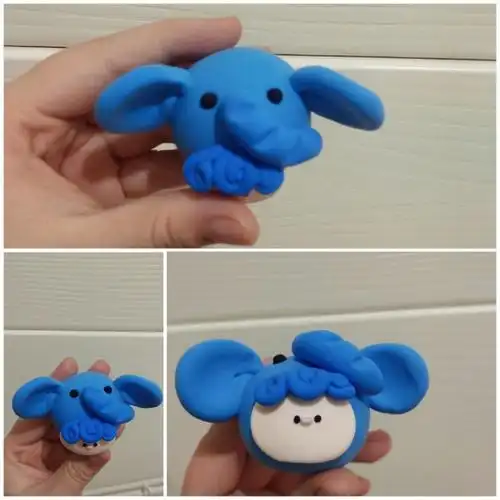 超轻黏土大象坨坨