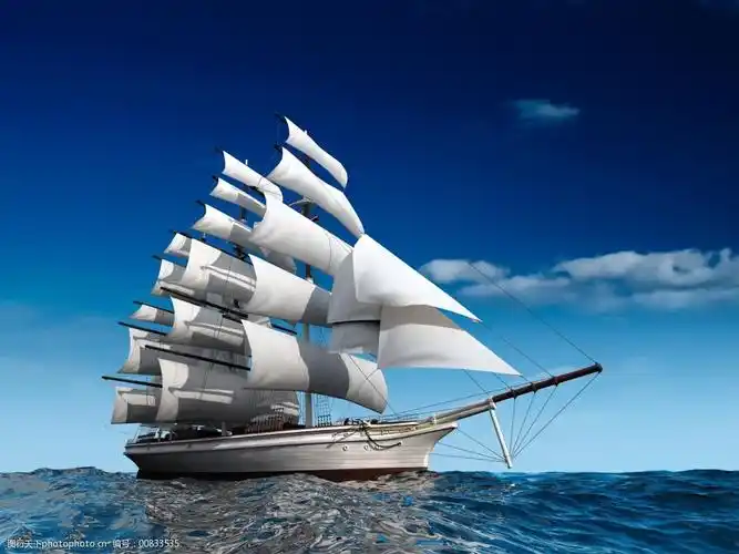 一帆风顺装饰画图