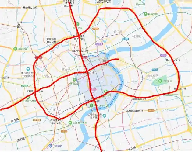 2.上海市中环7区的地理位置