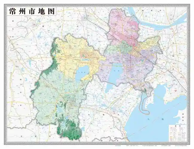 常州地图常州市卫星地图