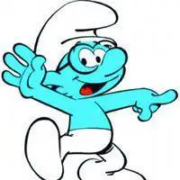 蓝精灵笨笨微信头像【点击鼠标右键下载】