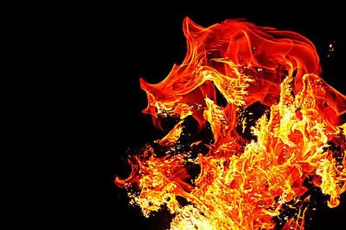 燃烧的图片