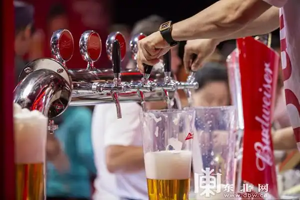 现场各类啤酒畅饮