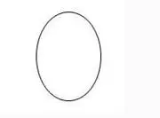 椭圆形图案简笔画