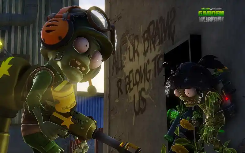 植物大战僵尸:花园战争主题壁纸