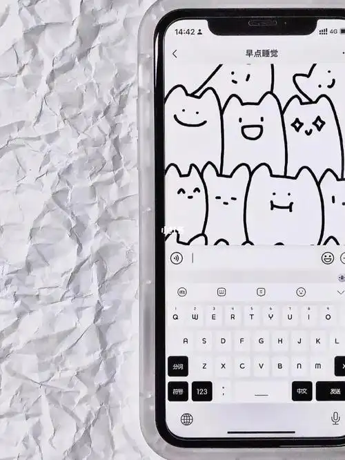 《关于我那严肃又可爱的键盘和壁纸》 #输入法皮肤 #键盘壁纸 #壁纸