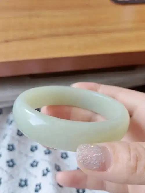 和田玉青白玉手镯