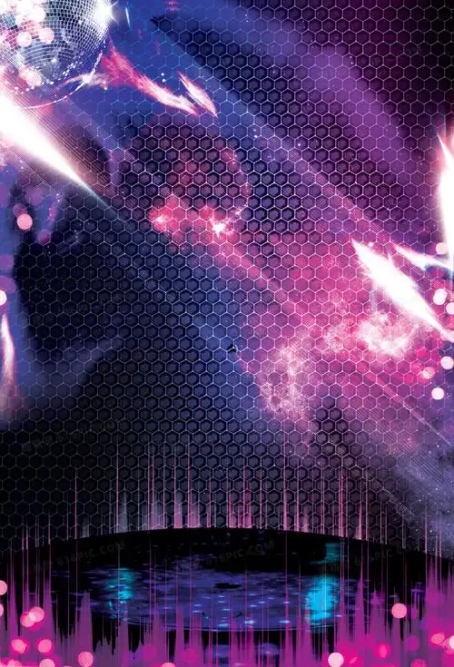 酷炫特效海报背景