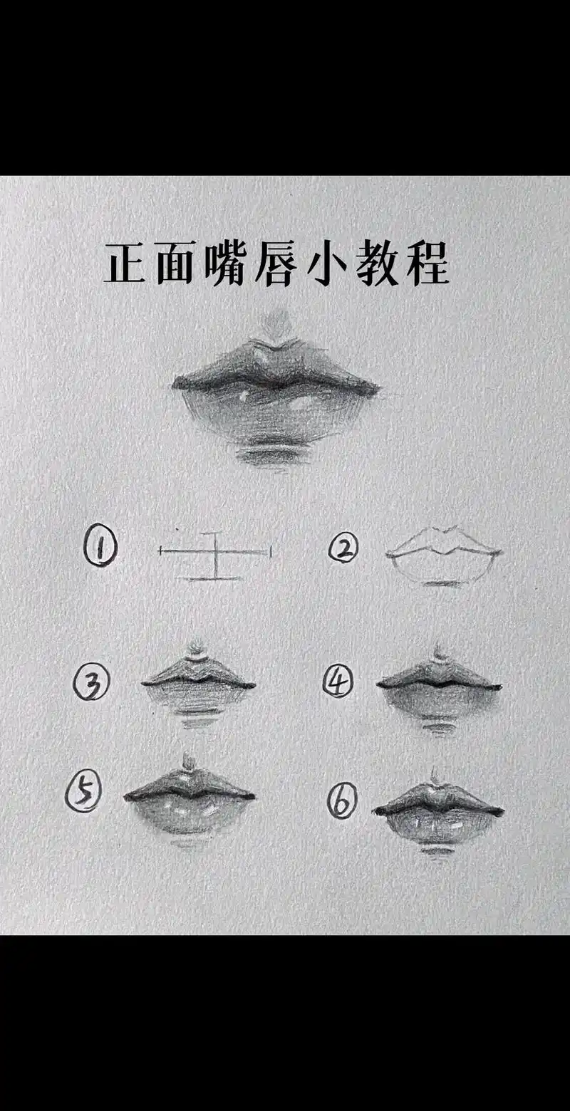 谁还不会画嘴唇呀?零基础教程来啦来打卡吧.#创作灵感 #画画 - 抖音