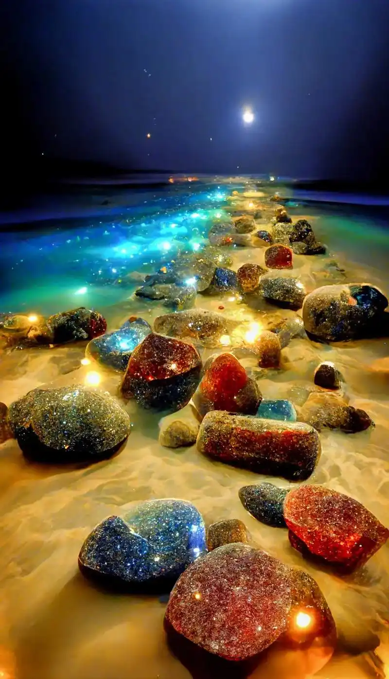 当你刷到这七彩宝石壁纸,说明你的好运和正财就要来临,请留下" - 抖音