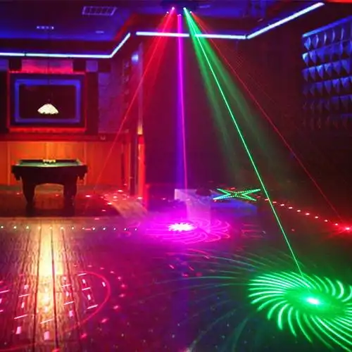 彩灯闪光灯满天星迪厅射灯ktv酒吧星空声控变色装饰灯