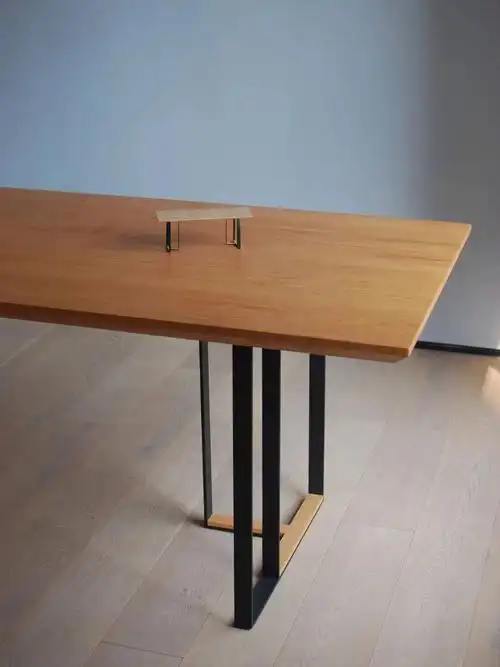 北美红橡木实木桌面客人diy桌子