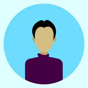 男性头像轮廓图标圆人脸照片