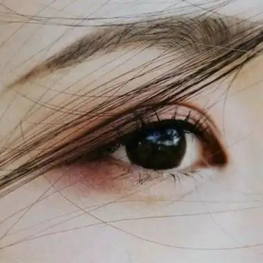 只有眼睛部位的女头,女生头像图片