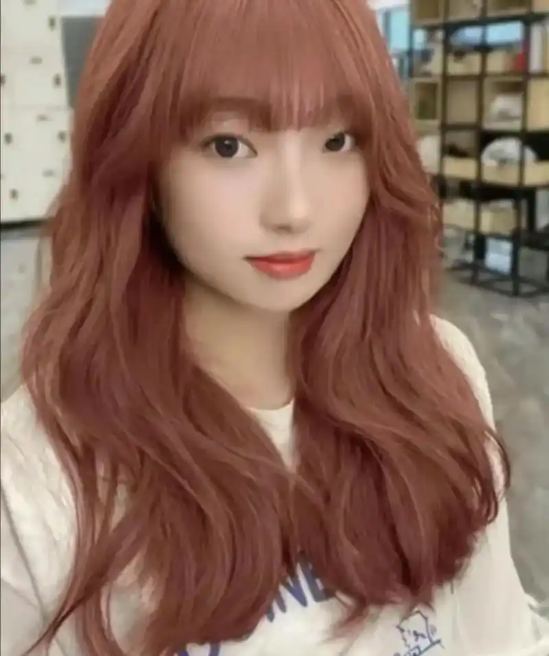 赶在夏天来之前染了脏橘色韩系发色 - 抖音