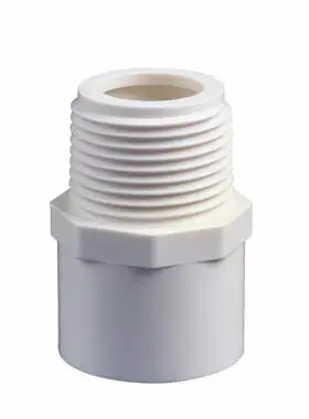 pvc给水管外牙直接 直通外丝接头20 25 32 40 50 63 75白蓝灰色螺