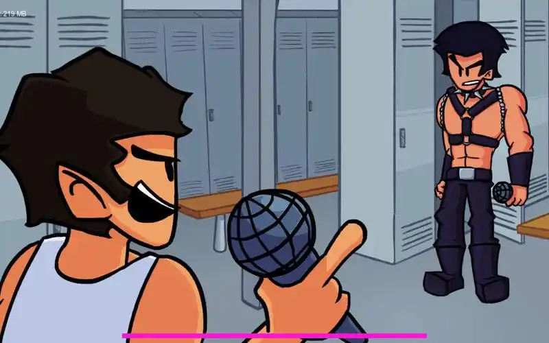 van和魔男更衣室经典之战但是fnf