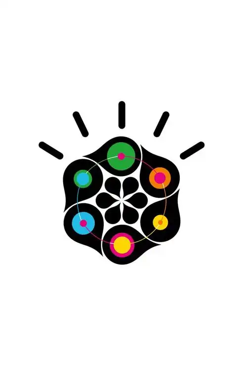 极简的白色背景炫彩手绘图案个性iphone手机壁纸下载-创意-手机壁纸