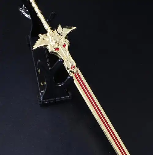 斗罗大陆手办动漫周边星神剑唐三武魂合金摆件模型玩具周边 天圣裂渊