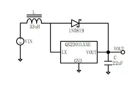 3.7v升压5v电路图