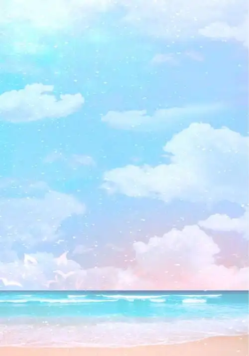 柔和调看上去超舒服10张清新粉蓝色夏日手机壁纸天蓝色超美的