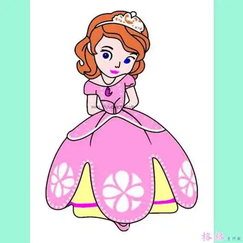 小公主简笔画小公主简笔画漂亮可爱
