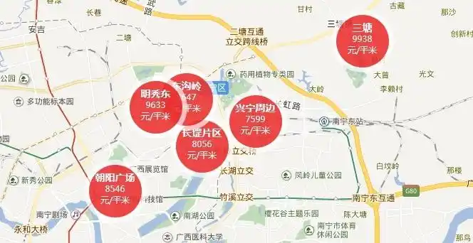 南宁兴宁区潜力显露!2018年1月第二周其二手房挂牌均价为8888元/㎡