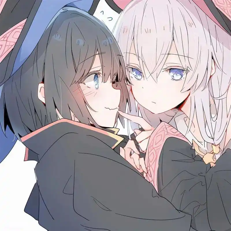 分享百合情头 画师:fishy