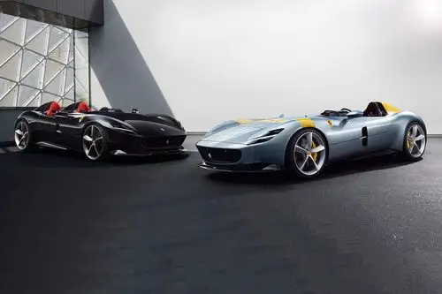 比美高 1:18 法拉利monza sp1 合金跑车全开汽车模型收藏车模礼物