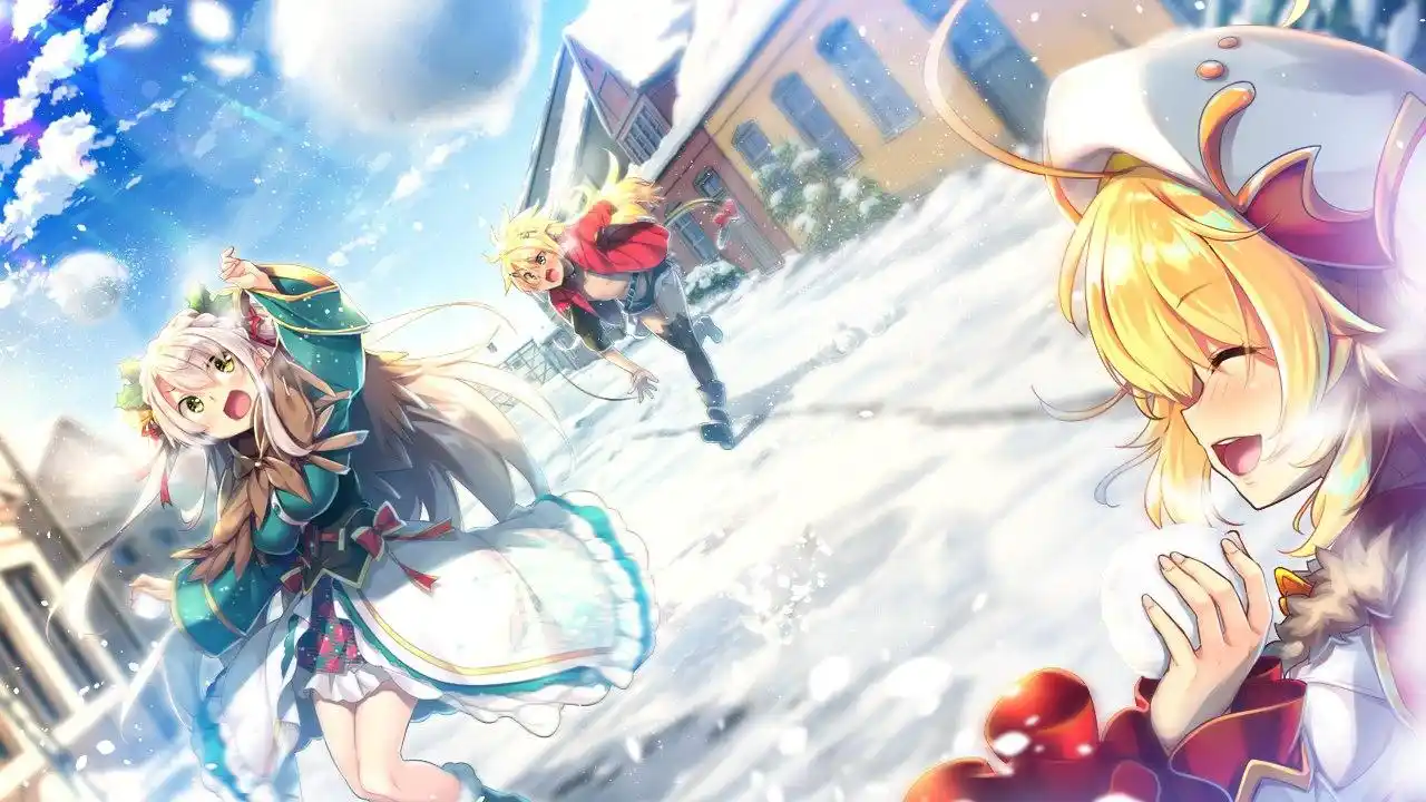 二次元美少女漫画壁纸