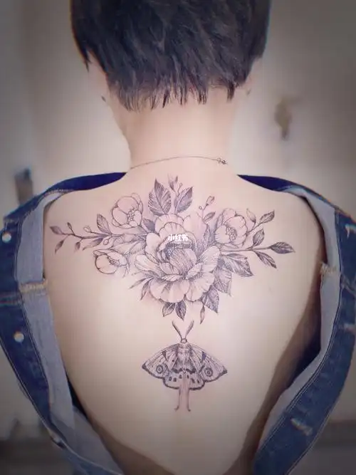 素花纹身上海纹身雕王纹身满背纹身