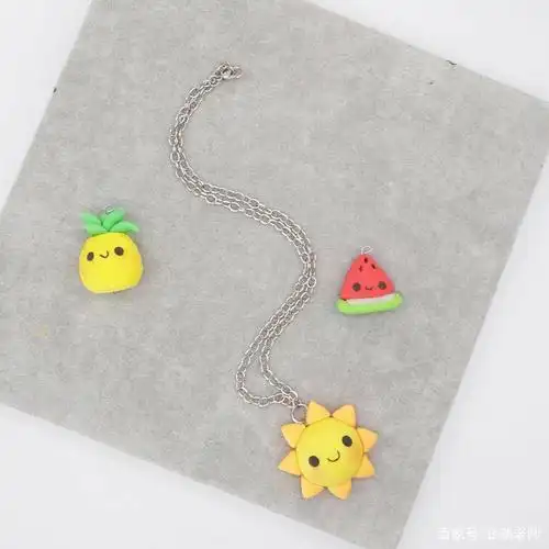 超轻黏土挂件可爱满分