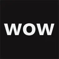 求一个头像上面带wow这样的字母黑白的特别简单