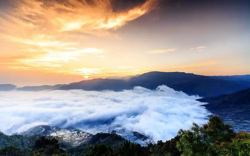 云南元阳梯田,高清图片,电脑桌面-壁纸族