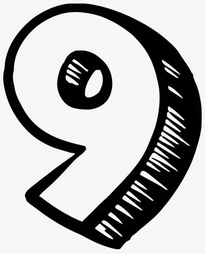 纯数字 彩色数字 好看的数字 0-9 数字【免抠元素png】-90设计网