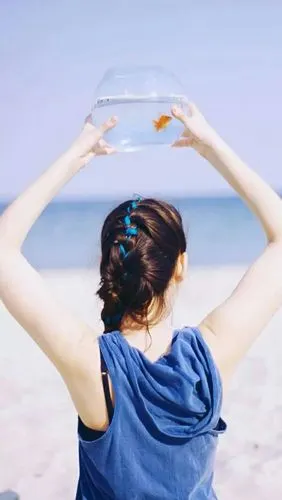 欧美风 女生 手机桌面/微信壁纸