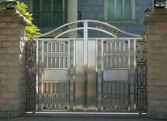 【不锈钢防盗门】厂家生产批发 不锈钢庭院大门花园大门防盗门 电动