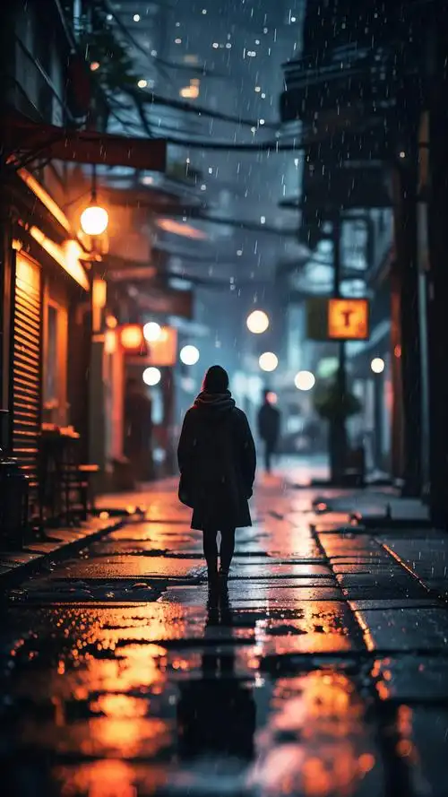 伤感背影壁纸一个人的孤独时光