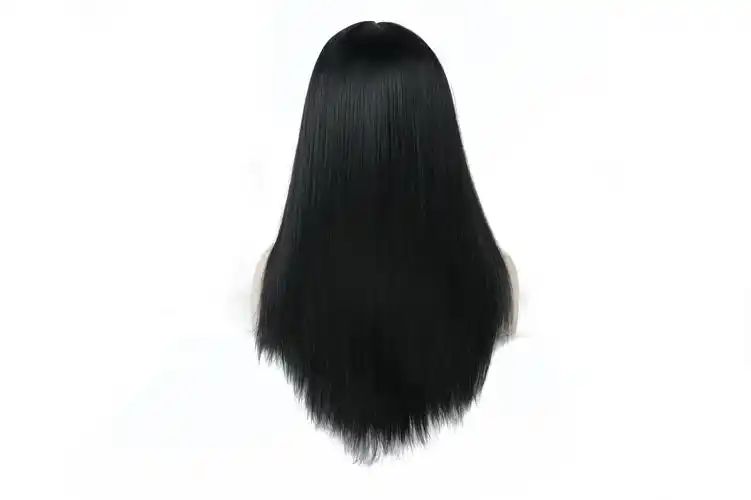 新款现货黑色中分长直发假发假发头套化纤欧美假发头套批发