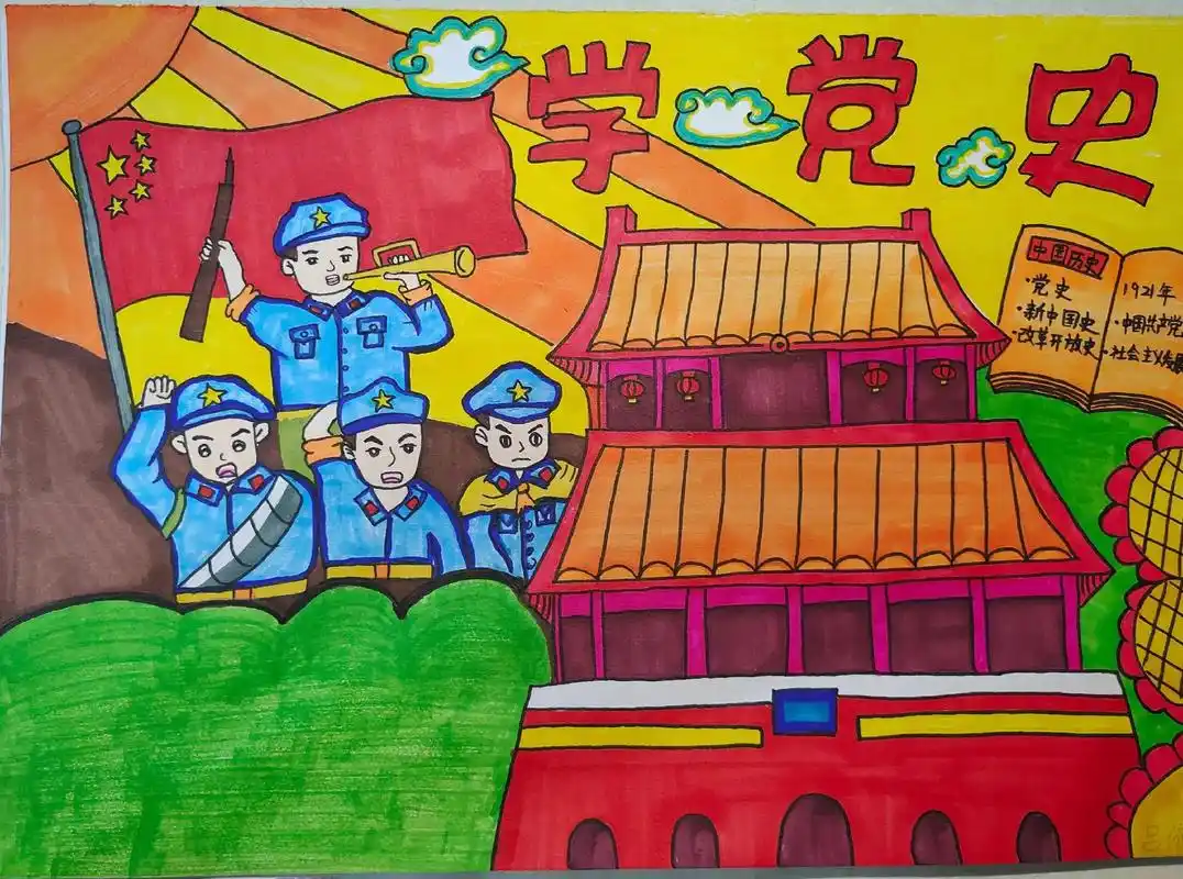 党史国史 #党史手抄报 #红色教育 #手抄报 #铭记历史勿 - 抖音