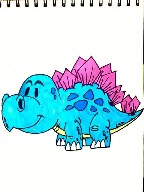 剑龙简笔画谢谢大家的支持