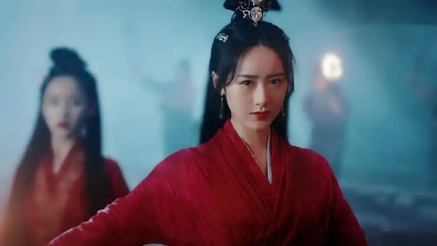 袁冰妍《听雪楼》红衣剧照图片壁纸