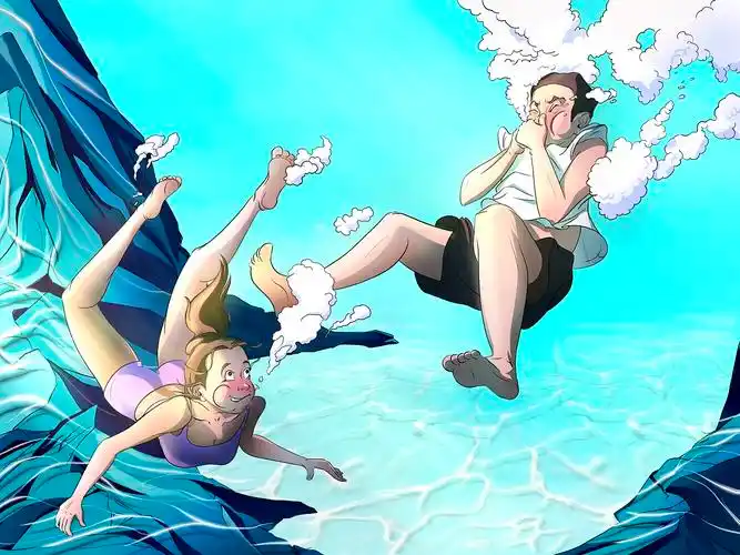 时光——016《夏天就要跳水的啊》|插画|商业插画|顾金子 - 原创作品