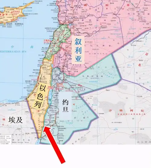 世界地图以色列(以色列地理位置在哪,国家有多大) | 说明书网
