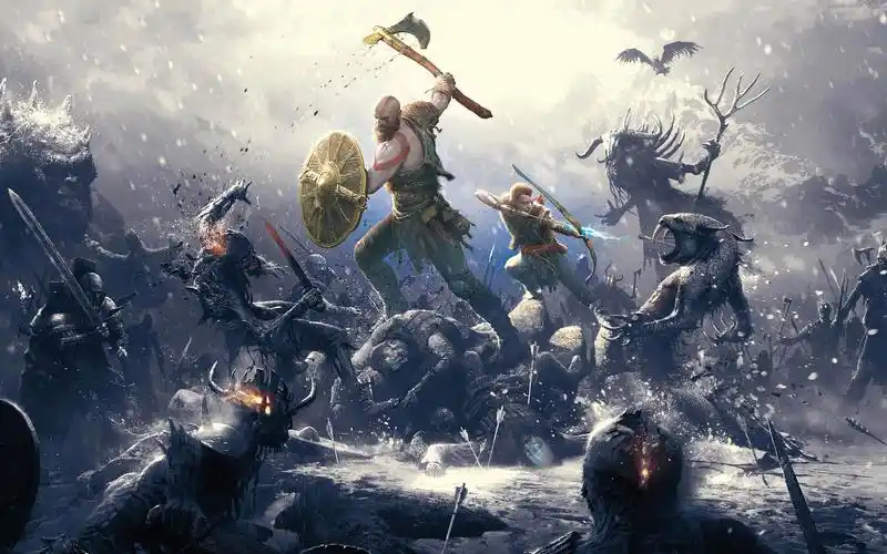 【老火车】《战神4》剧情全流程实况解说 神明父子北欧弑神热血厮杀